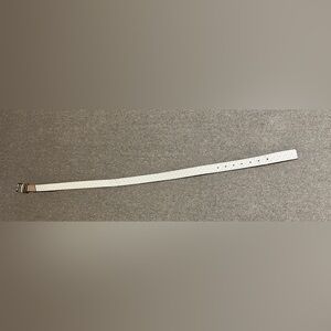 MICHAEL KORS BELT VANILLA MK LOGO WITH TRIPLE BELT LOOP WITH GOLD BUCKLE XL 20